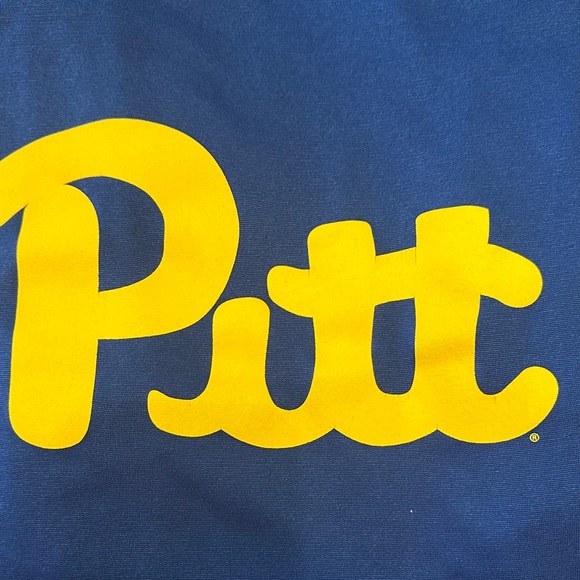 Adidas PITT Blue Tee with Gold Logo Sz XL - Picture 3 of 7